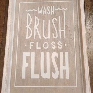 Pottery Barn Kids White and Brown Art & Decals Wall Decor